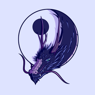 Dragão Negro Yin Yang
