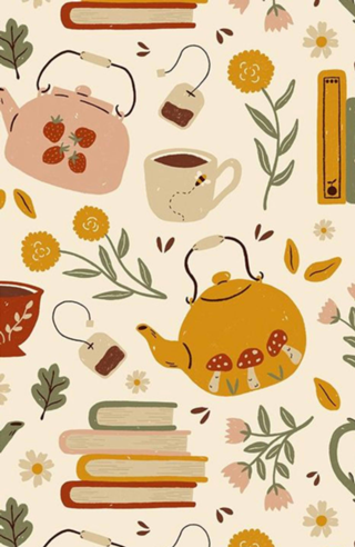 Flores, Livros e Chá