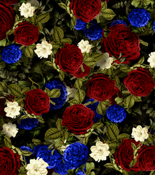 Padrão Floral de Rosas