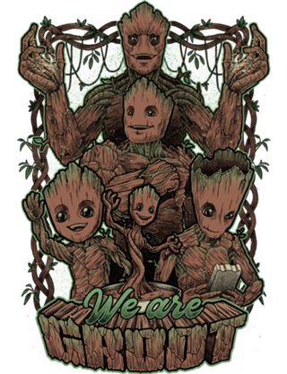 We are Guardians - Galaxy Superhero Tree