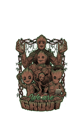 We are Guardians - Galaxy Superhero Tree