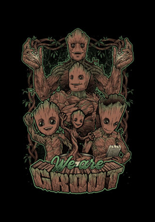 We are Guardians - Galaxy Superhero Tree