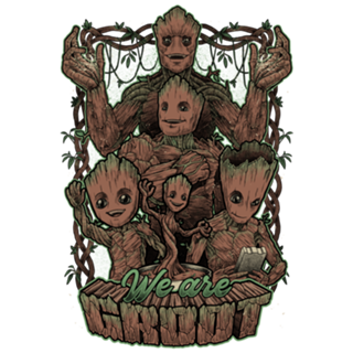 We are Guardians - Galaxy Superhero Tree
