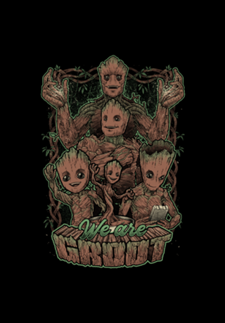 We are Guardians - Galaxy Superhero Tree