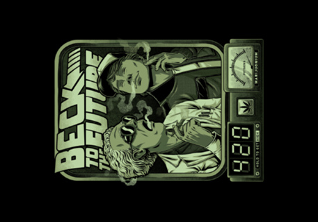 Beck in Time - Funny Marijuana Movie Poster
