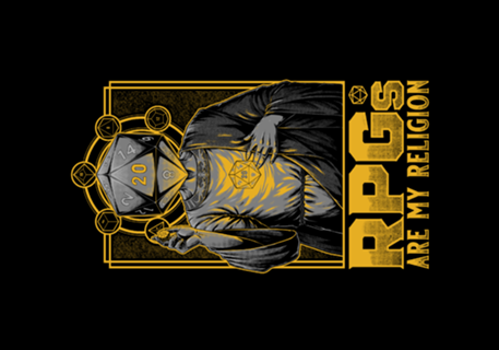 RPGs are my Religion - D20 Cool Gift