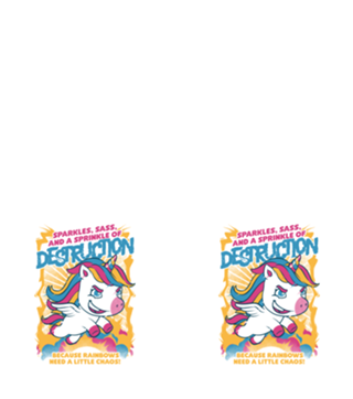 Unicorn Rainbows Destruction - Cute Funny Gift