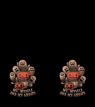 Pumpkin Ghosts Halloween Cute