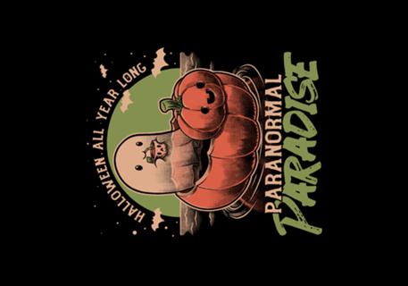 Halloween Paradise Cute Ghost - Vacation Funny