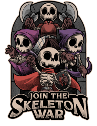 Skeleton War Meme - RPG Gift
