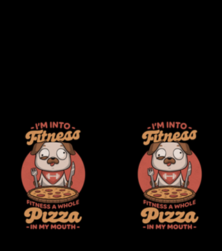 Pizza Fitness Dog - Cute Pet Food Exercise