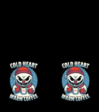 Snowman Evil Coffee - Funny Winter Christmas