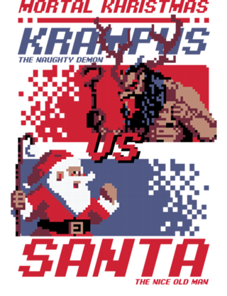 Christmas Fight - Pixel Santa vs Krampus