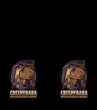 Creepy Death Capybara - Dark Fun Pet