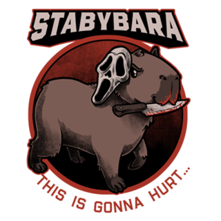 Slasher Capybara - Horror Movie Fun Pet
