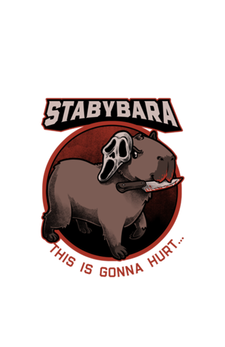 Slasher Capybara - Horror Movie Fun Pet