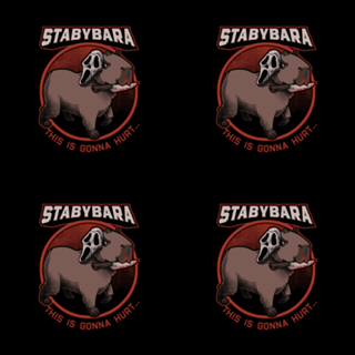 Slasher Capybara - Horror Movie Fun Pet