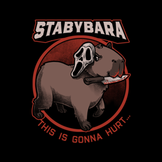 Slasher Capybara - Horror Movie Fun Pet