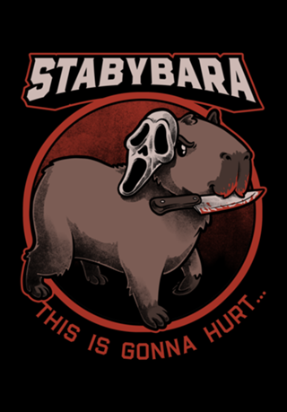 Slasher Capybara - Horror Movie Fun Pet