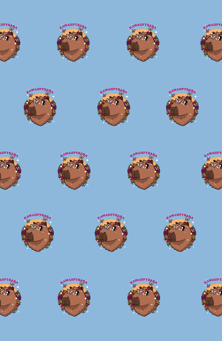 Cute Kawaii Capybara - Flower Pet Gift