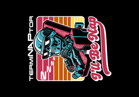 Cyborg Robot Nap - Cool Vintage Movie