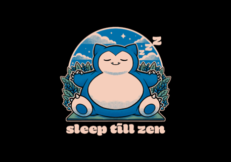 Chubby Anime Zen Monster - Cute Sleep Nap Gift