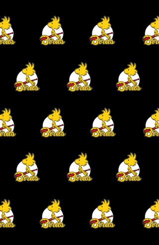 Comic Yellow Bird Baseball - Vintage Comic Dog