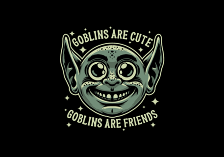 Save the Goblins Creepy - Cool RPG Gift