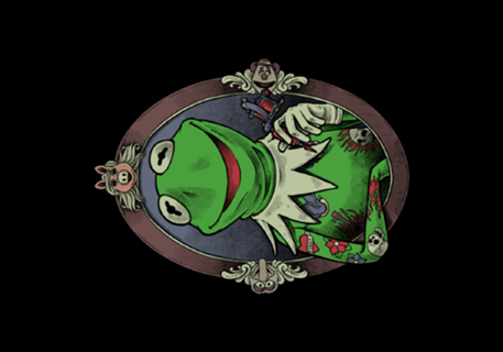Tattoo Puppet Frog - Cool Vintage TV Show Gift