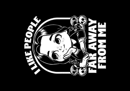 Goth Girl Hates People - Sarcasm Horror TV Show