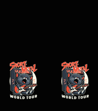Sleep Rock and Roll Cat - Cute Guitar Pet