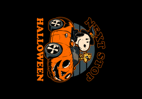 Spooky Beagle Car - Creepy Halloween Meme