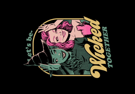 Green and Pink Witches - Musical Movie Gift