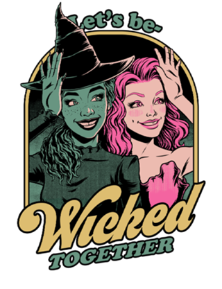 Green and Pink Witches - Musical Movie Gift