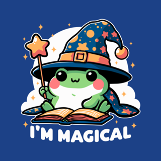 Magical Wizard Frog - Cute RPG Pet