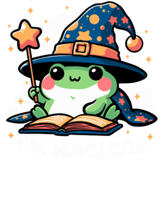 Magical Wizard Frog - Cute RPG Pet