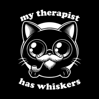 Therapist Cat - Cute Irony Pet