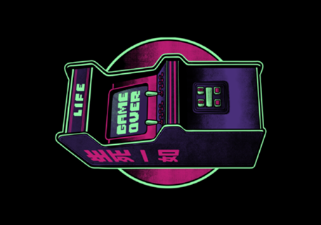 Arcade Life Over - Game Over Ironic Gift