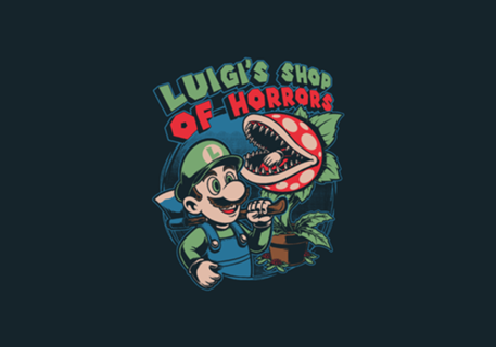 Movie Game Plant - Vintage Game Parody