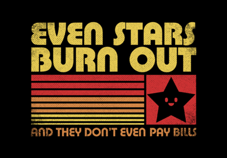 Burnout Star Vintage - Sarcastic Irony Gift