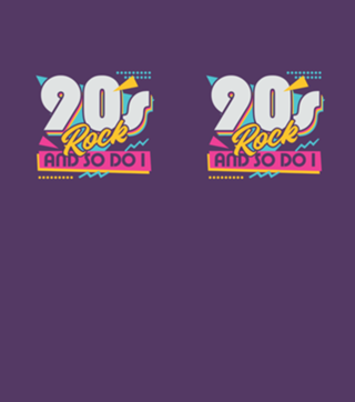 90s Rock Quote - Retro Lettering Gift