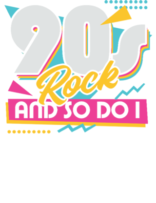 90s Rock Quote - Retro Lettering Gift