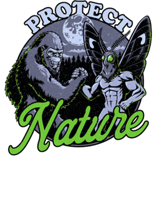Cryptids Protect Nature - Sasquatch Mothman Gift