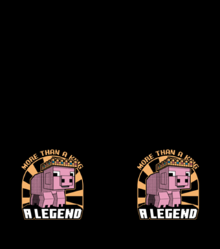 Pig Legend Gamer - Block Movie Gift