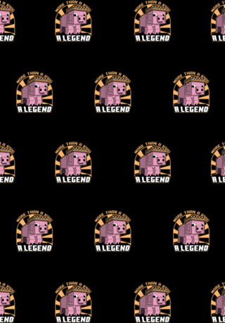 Pig Legend Gamer - Block Movie Gift