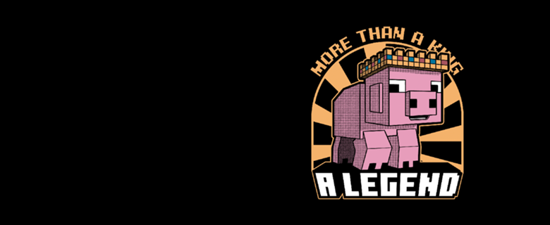 Pig Legend Gamer - Block Movie Gift
