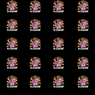 Pig Legend Gamer - Block Movie Gift