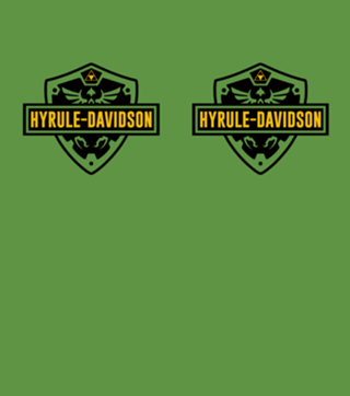 Fantasy Elf Bike Logo - Videogame Logo Mashup