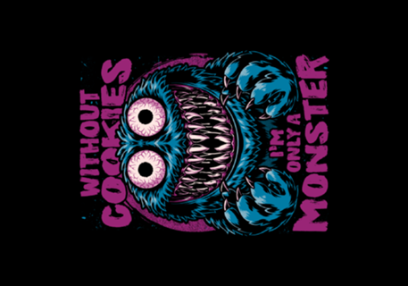 Monster Without Cookies - Creepy Evil Puppet
