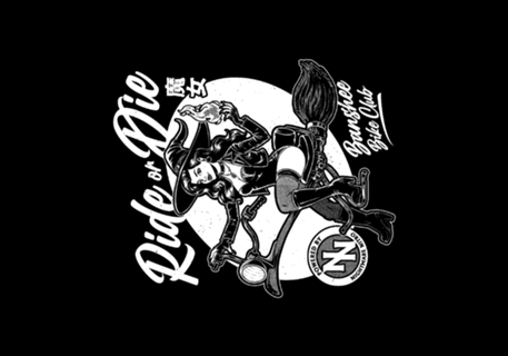 Biker Witch - Cool Magic Pinup Girl